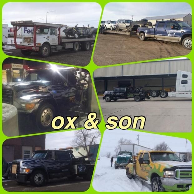 Service vehicle for Ox & Son Towing & Recovering