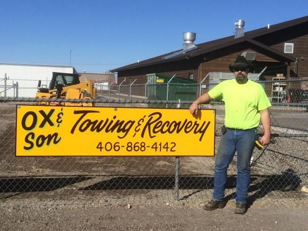 On location at Ox & Son Towing & Recovering, a Towing Service in Great Falls, MT