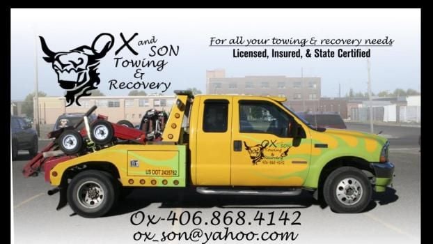 Service vehicle for Ox & Son Towing & Recovering